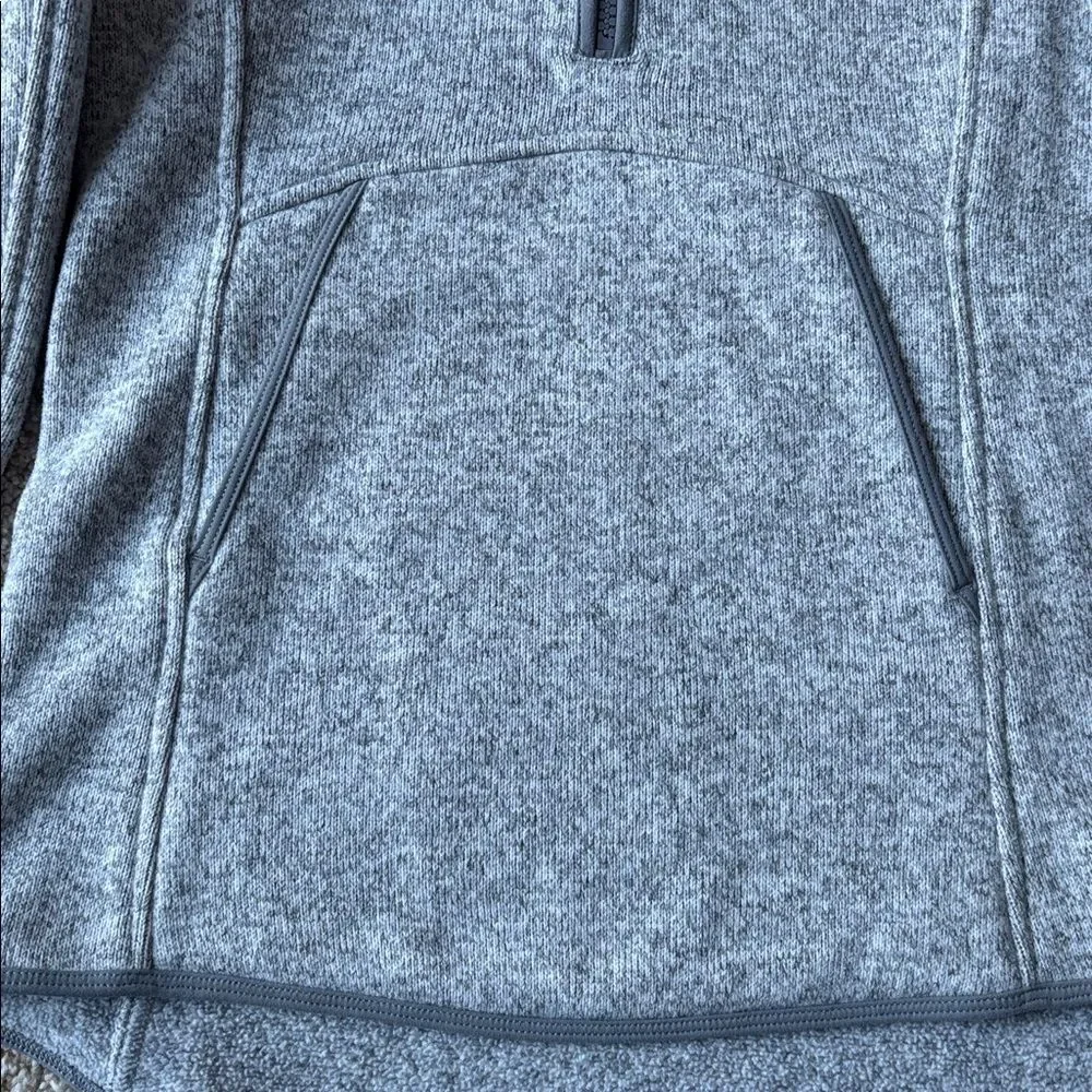 Lululemon Women’s Fleece & Thank You Heather Gray Pullover Hoodie Sz 4